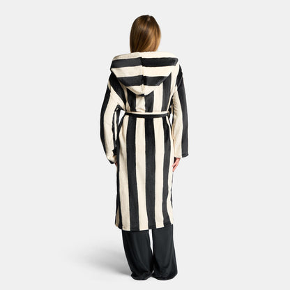 OHS Flannel Dressing Gown Soft Fleece Adults Unisex Thermal Winter Bathrobe